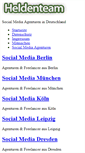 Mobile Screenshot of heldenteam.com